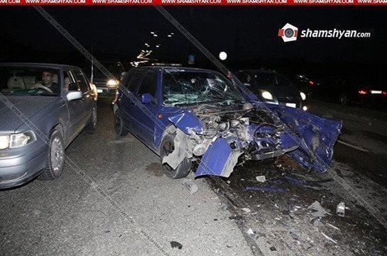 Վթար՝ Մոնթե Մելքոնյան փողոցում. վարորդը հոսպիտալացման ճանապարհին մահացել է