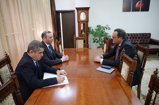 Արմեն Գրիգորյանն ընդունել է «THALES Group» ընկերության փոխնախագահին