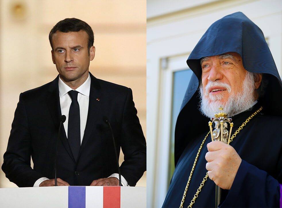 Արամ Ա կաթողիկոսը շնորհակալություն է հայտնել Էմանուել Մակրոնին