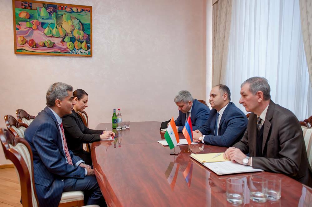 ՀՀ գյուղատնտեսության նախարարի տեղակալն ընդունել է հնդկաստանի դեսպանին