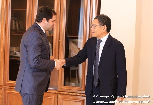 Սուրեն Պապիկյանն ընդունել է Չինաստանի դեսպանին