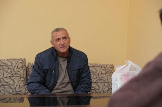 Կարեն Ղազարյանի հայրը այցելել է ՀՀ սահմանն անցած ադրբեջանցուն