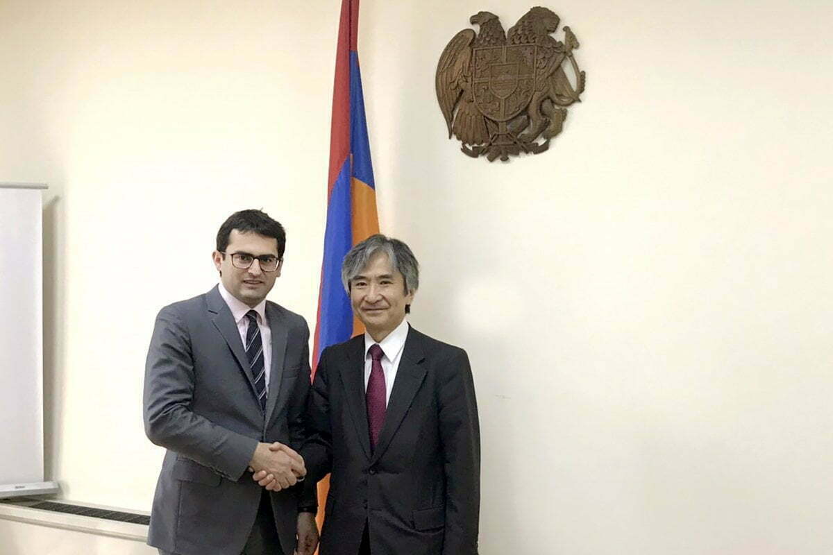 Հակոբ Արշակյանն ընդունել է Ճապոնիայի դեսպանին