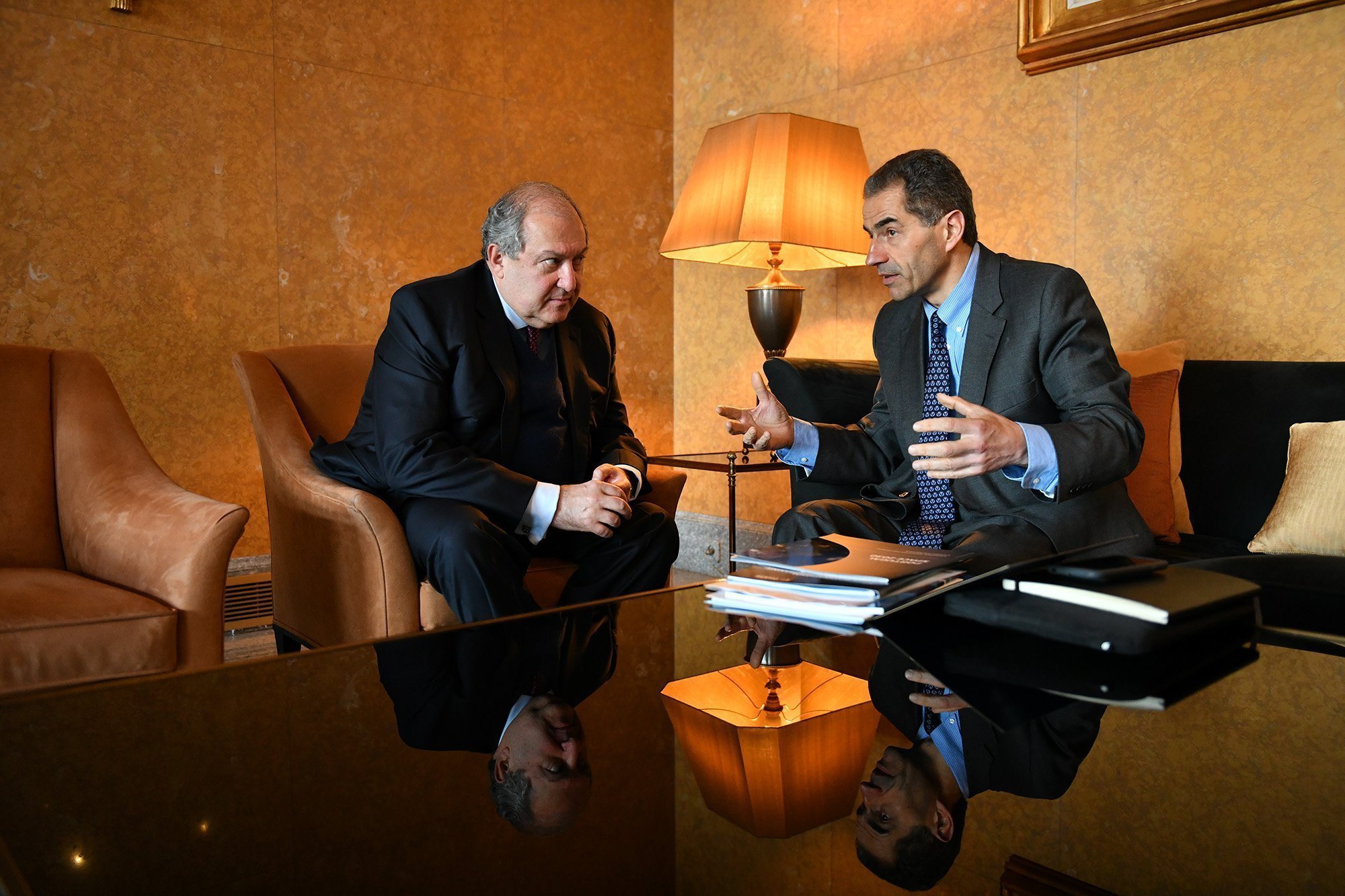 Արմեն Սարգսյանը հանդիպել է Պորտուգալիայի գիտության, տեխնոլոգիաների և բարձրագույն կրթության նախարարի հետ