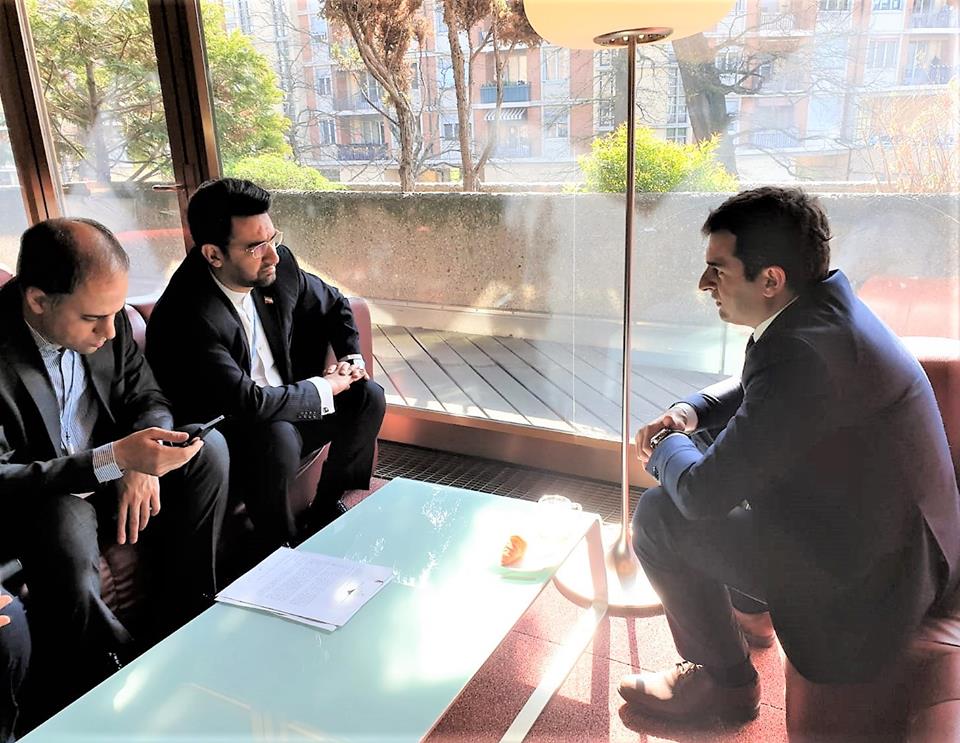 Հակոբ Արշակյանն իրանցի պաշտոնակցի հետ քննարկել է հեռահաղորդակցության ոլորտում տարածաշրջանային ինտեգրացիոն ծրագրերը