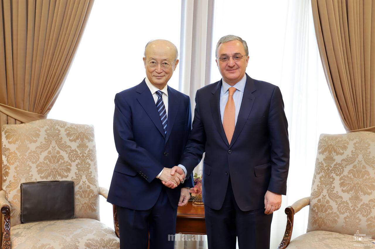 Զոհրաբ Մնացականյանը հանդիպել է Ատոմային էներգիայի միջազգային գործակալություն գլխավոր տնօրենի հետ