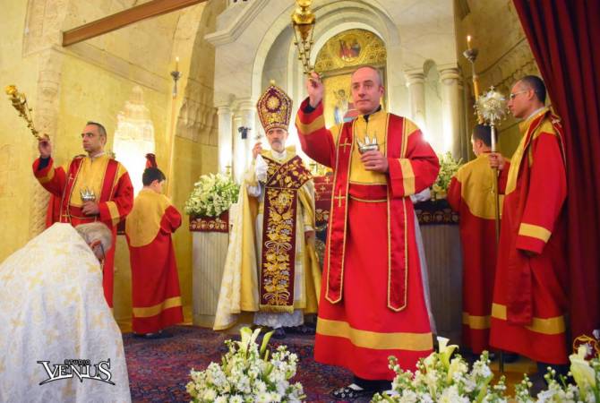 Հալեպում ահաբեկչությունից տուժած եկեղեցին վերականգնվել է