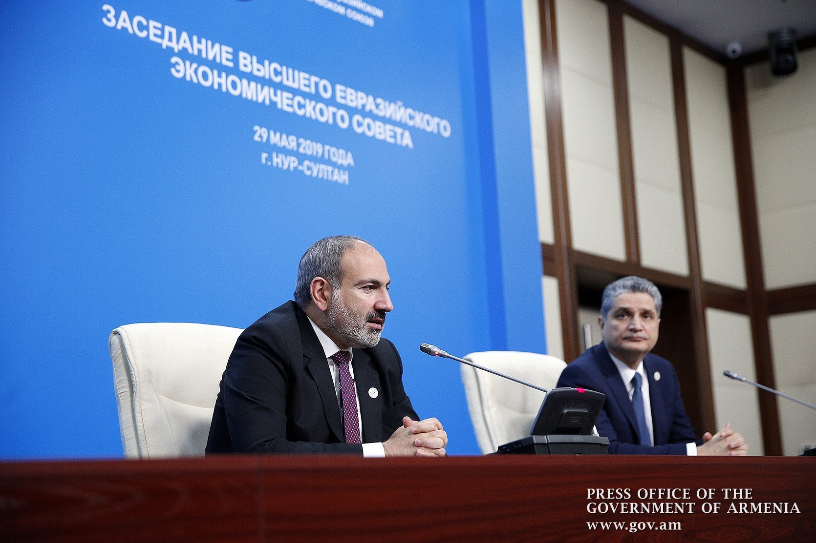 Նիկոլ Փաշինյանը Բարձրագույն Եվրասիական տնտեսական խորհրդի նիստից հետո հանդես է եկել մամուլի համար հայտարարությամբ