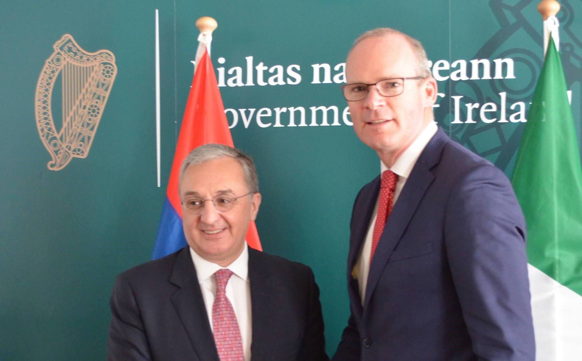 Զոհրաբ Մնացականյանը հանդիպել է Իռլանդիայի ԱԳ նախարարին