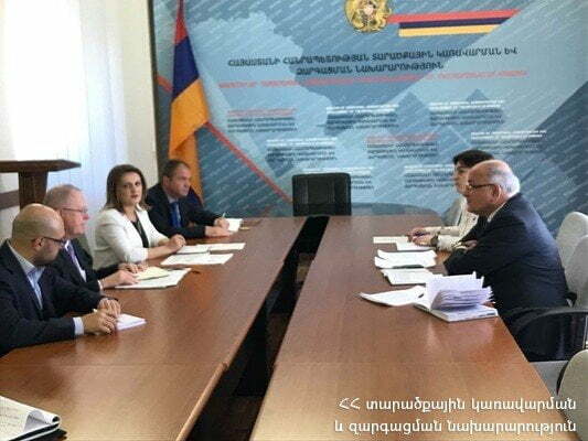 Վաչե Տերտերյանն ընդունել է ԱՄՆ Եվրոպական հրամանատարության աղետների պատրաստվածության գնահատման խմբին