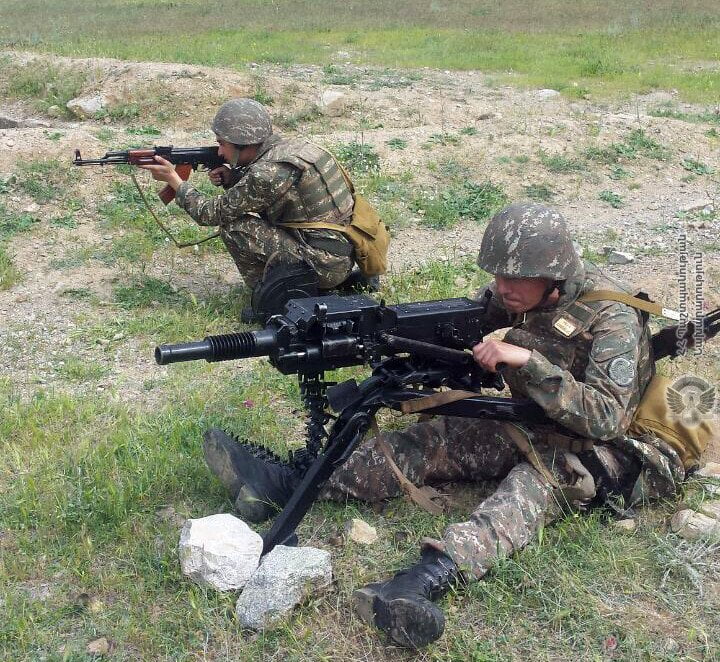Հրաձգության մարզումներ Զինված ուժերում