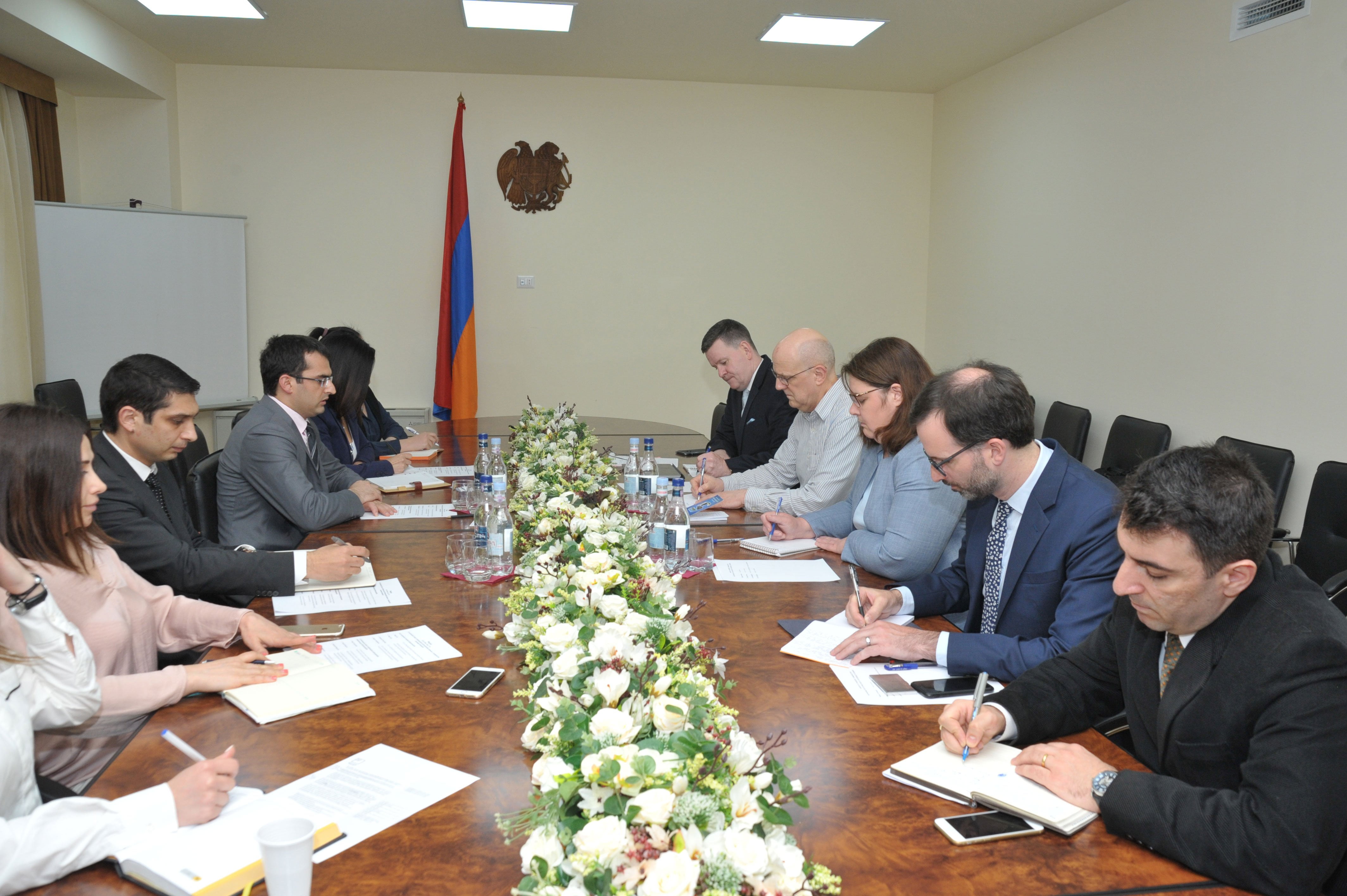 Հակոբ Արշակյանն ընդունել է ԱՄՆ պետքարտուղարի փոխտեղակալի գլխավորած պատվիրակությանը