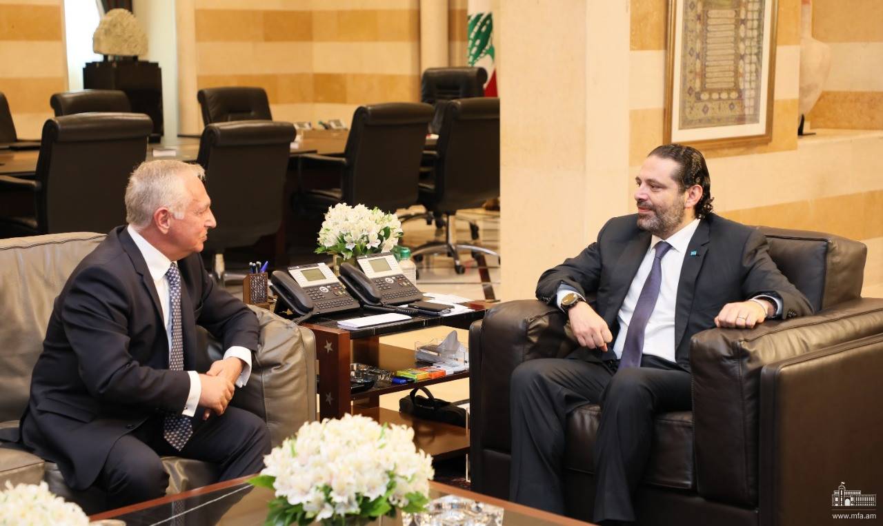 ՀՀ դեսպանի հանդիպել է Լիբանանի վարչապետի հետ
