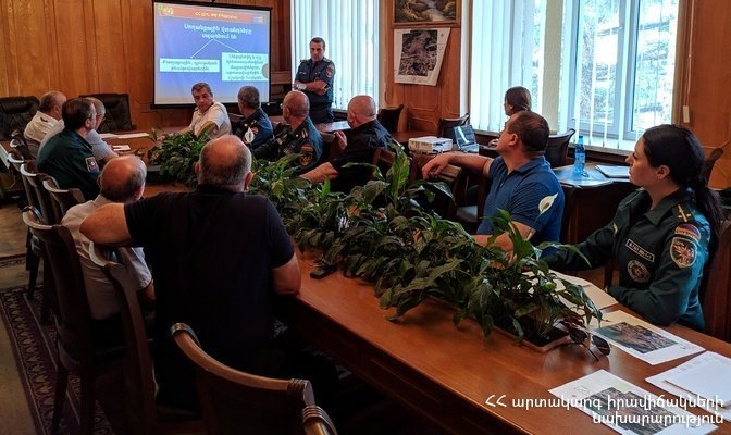 Սողանքների դեպքում անհրաժեշտ գործողություններին նվիրված միջոցառում Տավուշում