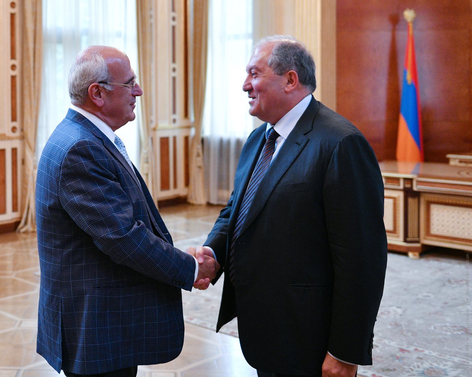 Արմեն Սարգսյանը հյուրընկալել է ՀԲԸՄ նախագահ Պերճ Սեդրակյանին