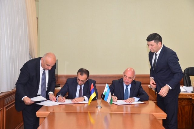 Առաջին միջգերատեսչական համաձայնագիրը Հայաստանի և Ուզբեկստանի միջև