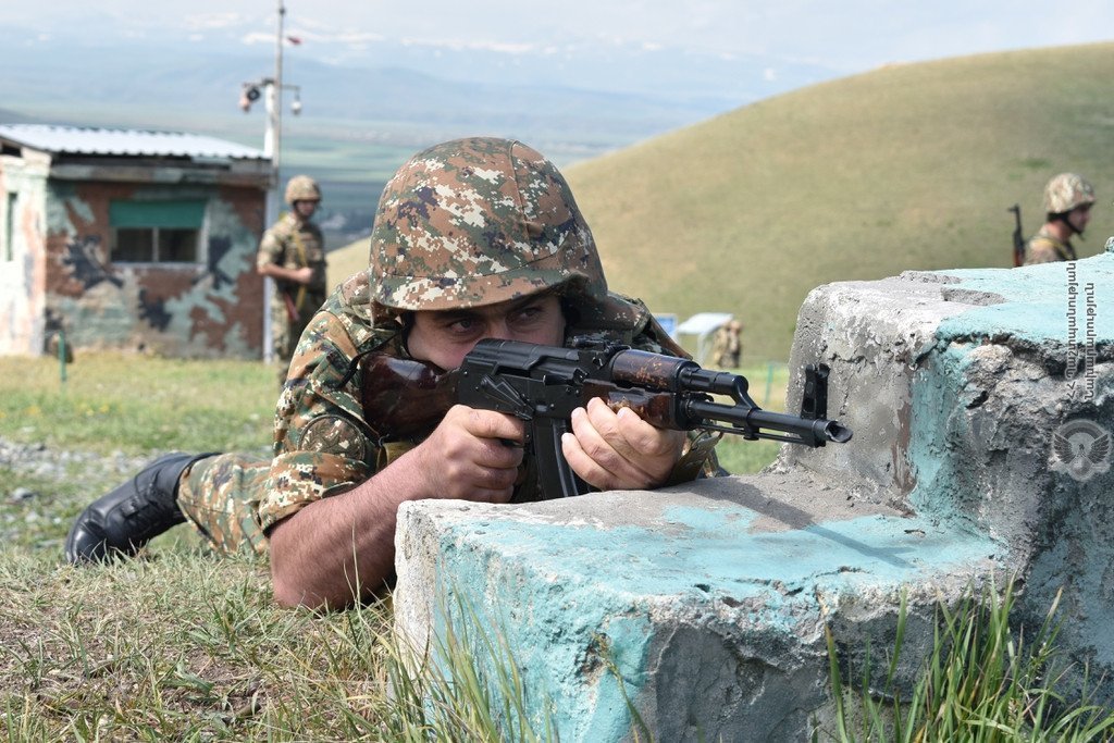 Զորամիավորման վարչակազմի հետ անցկացվել է կրակային պատրաստության պարապմունք