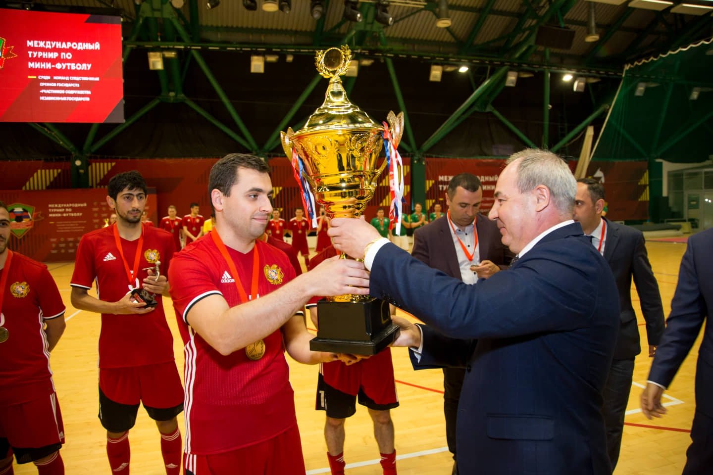 Քննչական կոմիտեի թիմը հաղթել է ֆուտբոլային մրցաշարում (ՏԵՍԱՆՅՈՒԹ)