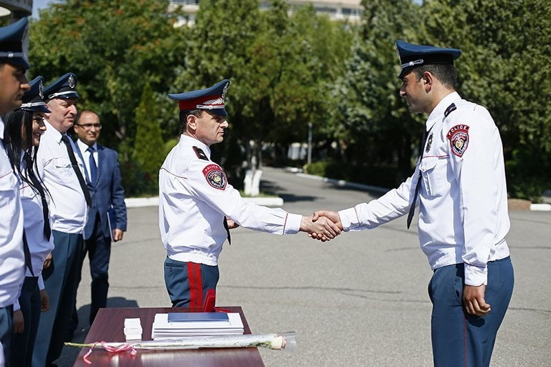 Դիպլոմների հանձնման հանդիսավոր արարողություն՝ ոստիկանության կրթահամալիրում (ՏԵՍԱՆՅՈՒԹ)