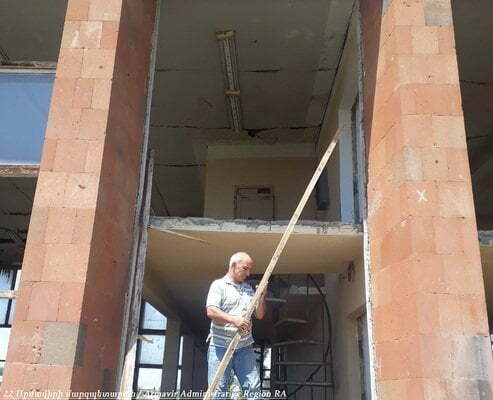 Սահմանամերձ Արազափում սկսվել է մշակույթի տան վերանորոգումը