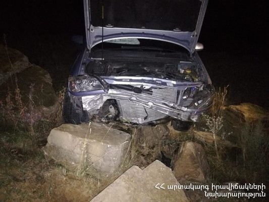 Գյումրի – Բավրա ավտոճանապարհին մեքենան գլորվել է ձորը․ 6 հոգի հոսպիտալացվել է