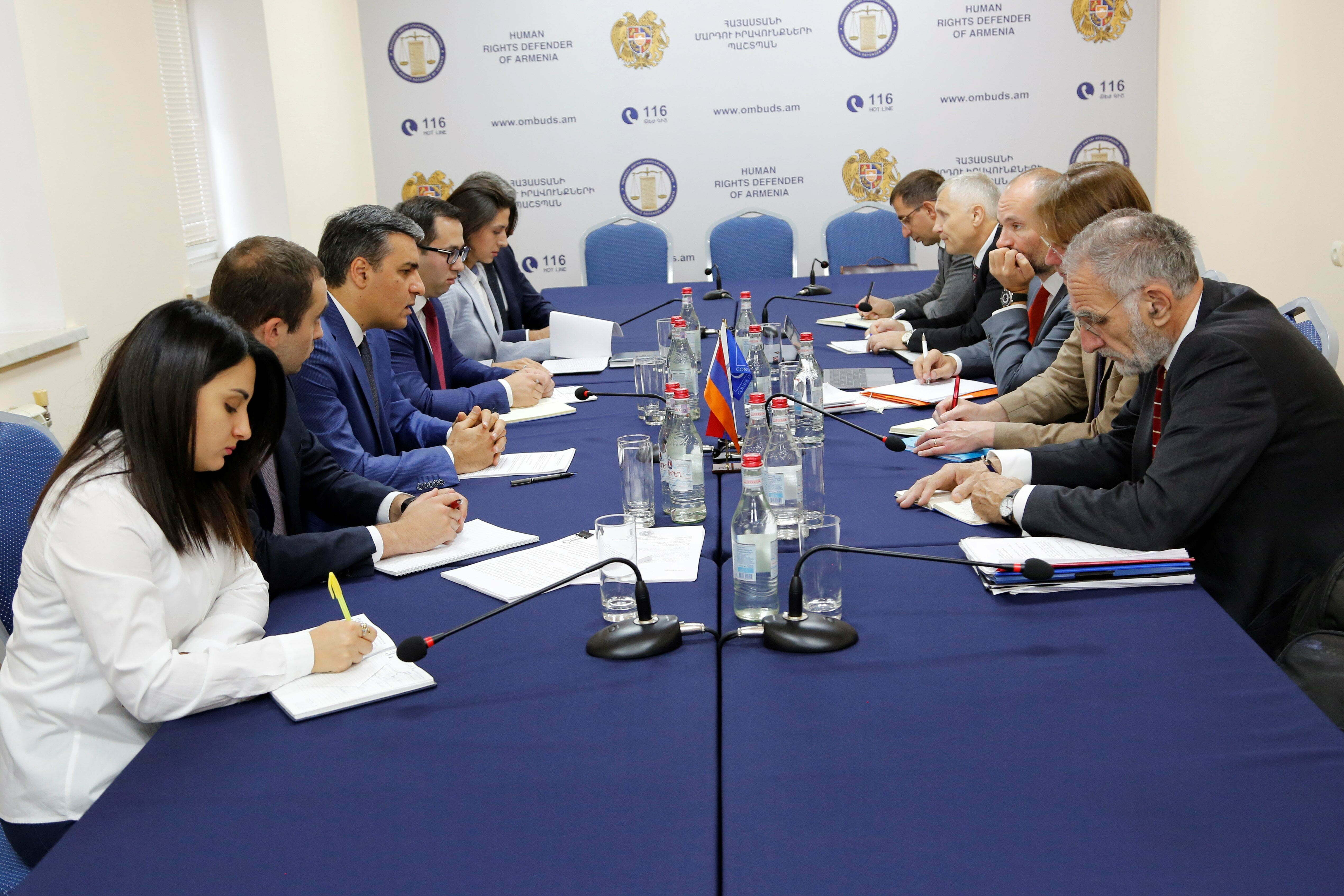 Արման Թաթոյանն ընդունել է Վենետիկի հանձնաժողովի փորձագիտական խմբին