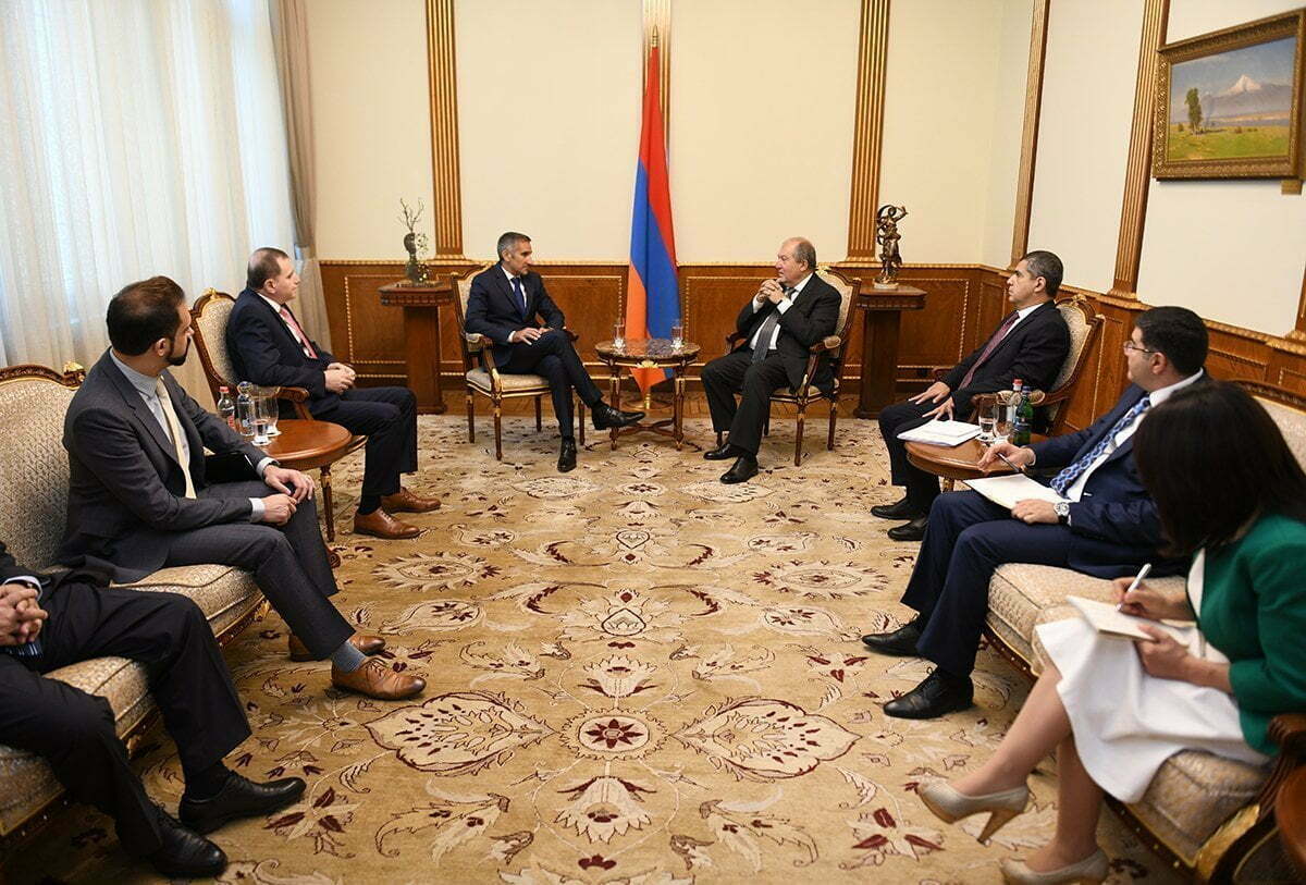 Նախագահ Սարգսյանն ընդունել է Boeing միջազգային կորպորացիայի պատվիրակությանը