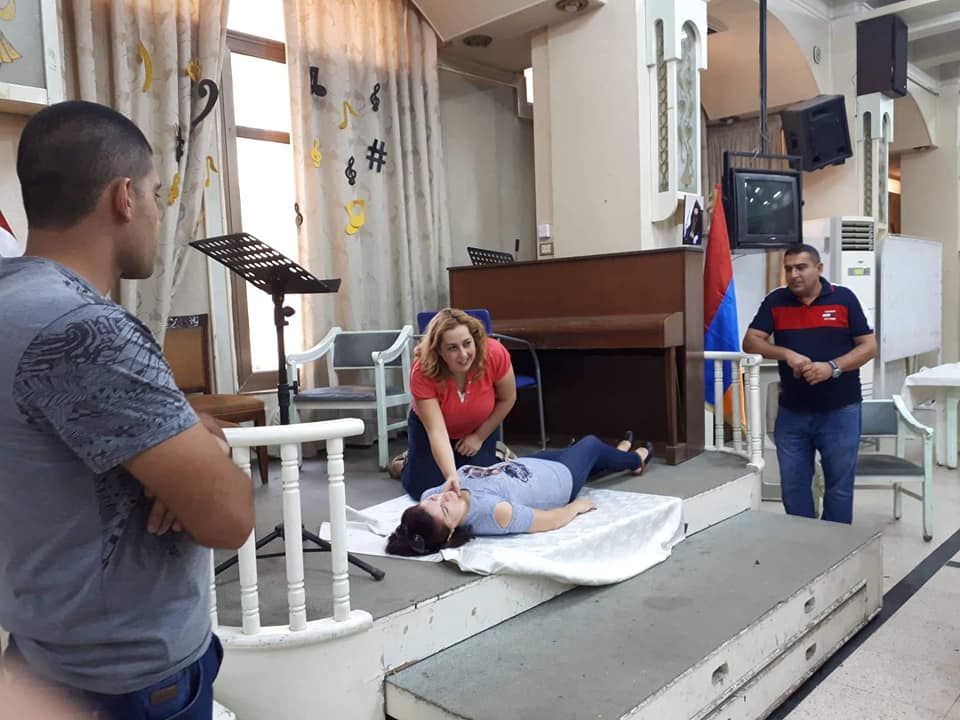 Հալեպում հայ մասնագետների կողմից կազմակերպվում են առաջին բուժօգնության դասընթացներ