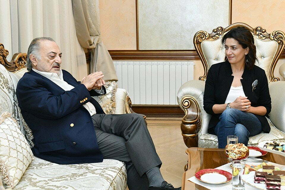 Աննա Հակոբյանը հյուրընկալել է ամերիկահայ գործարար, բարերար Ջորջ Բաղումյանին