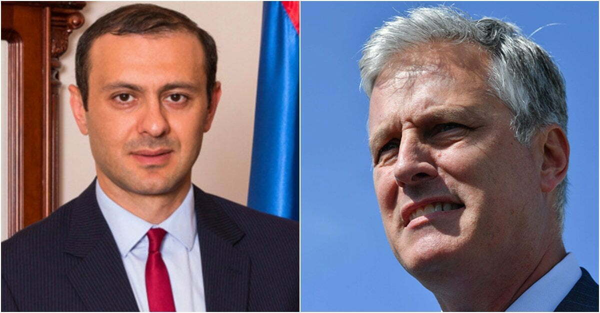 Արմեն Գրիգորյանը շնորհավորել է ԱՄՆ նախագահի ազգային անվտանգության գծով նորանշանակ խորհրդականին