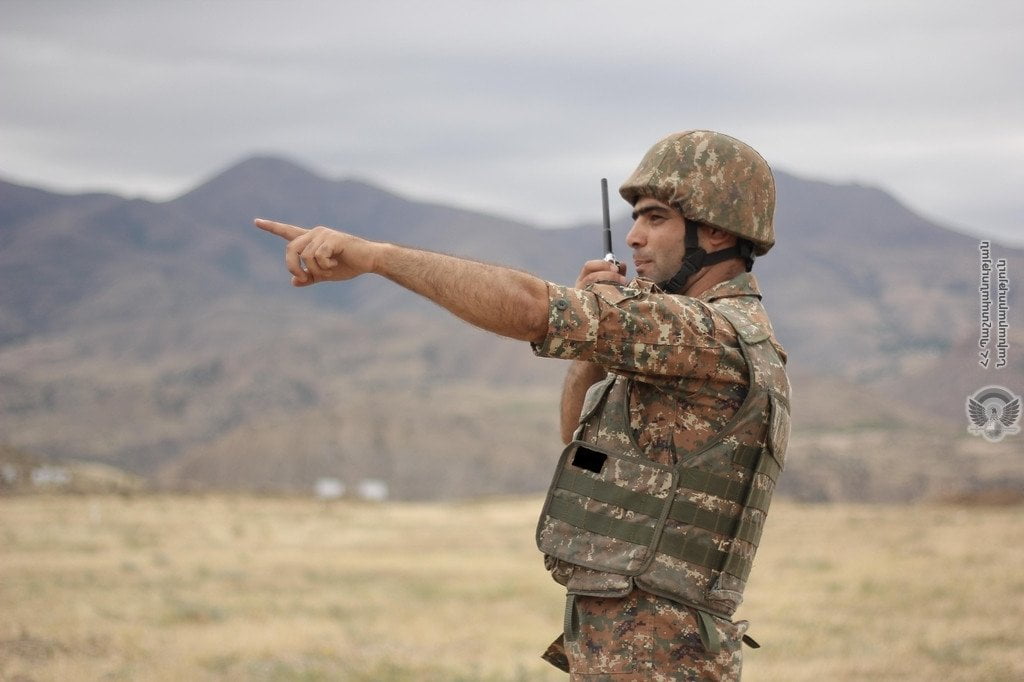 Մարտական հրաձգությամբ ցուցադրական պարապմունք բանակում (ԼՈւՍԱՆԿԱՐՆԵՐ)