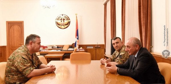 Բակո Սահակյանն ընդունել է ՀՀ ԶՈւ գլխավոր շտաբի պետին