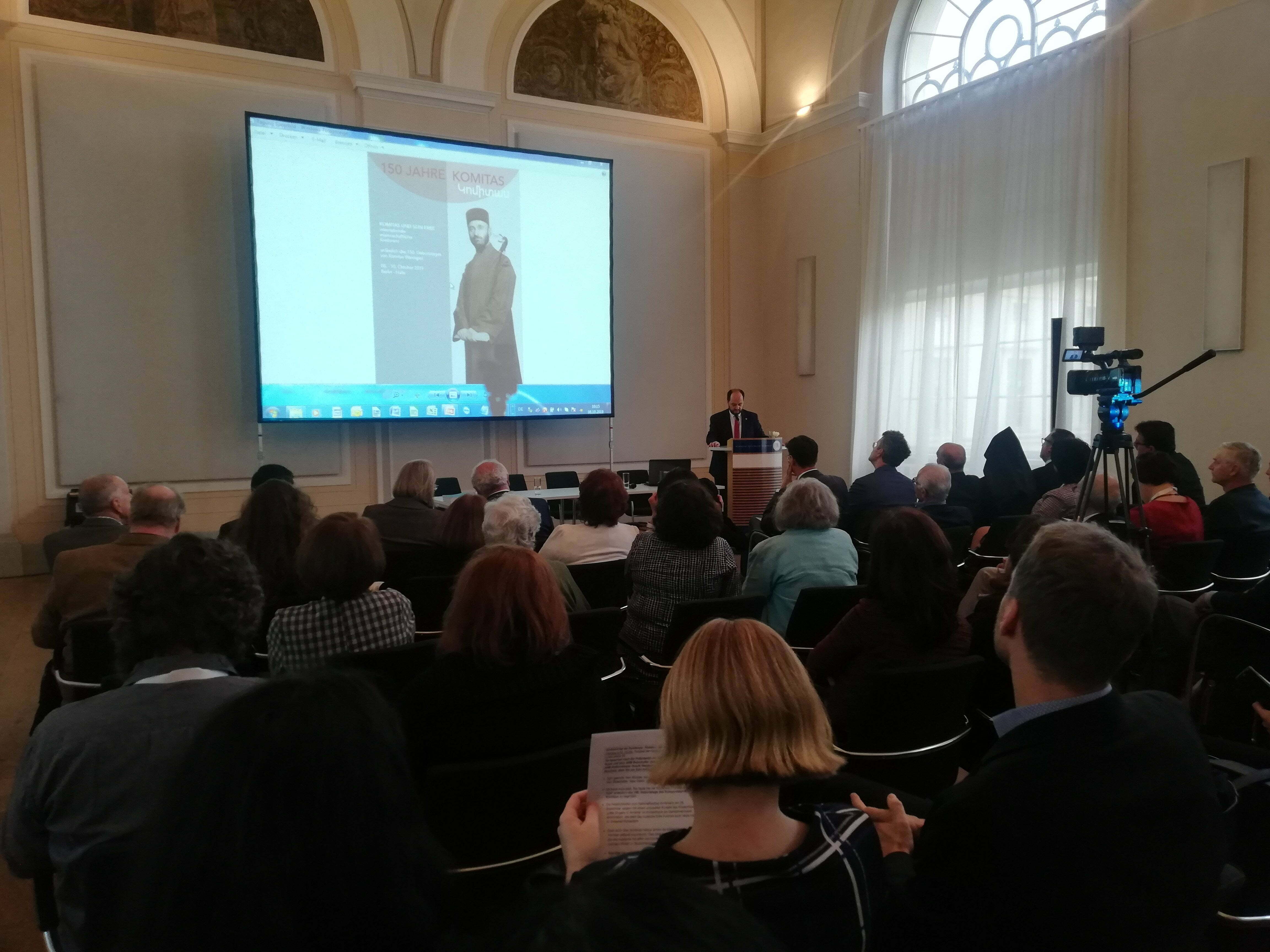 Բեռլինում մեկնարկել է Կոմիտասի 150-ամյակին նվիրված գիտաժողովը