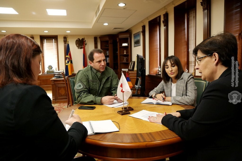 Դավիթ Տոնոյանն ընդունել է ԿԽՄԿ պատվիրակության ղեկավարին