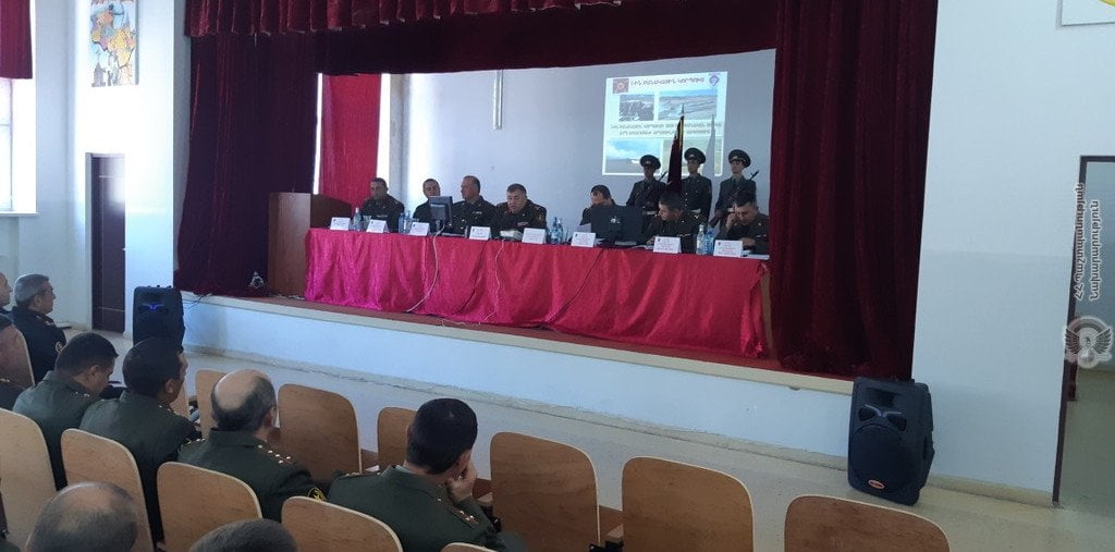 1-ին զորամիավորումում ամփոփվել են կատարված աշխատանքները