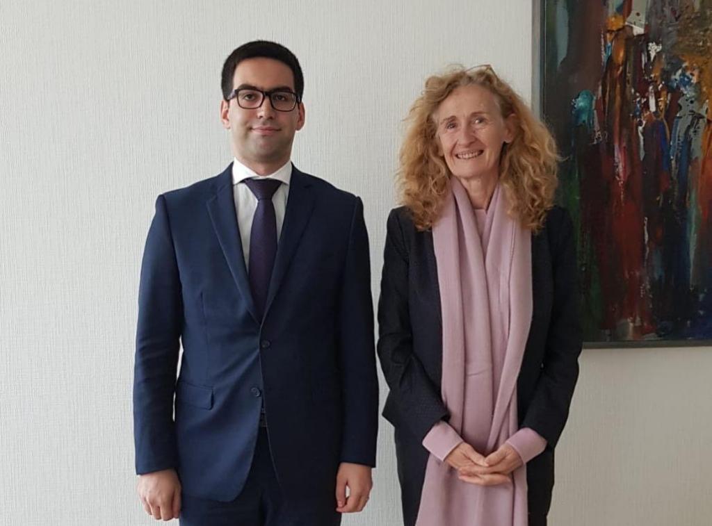 Ռուստամ Բադասյանը հանդիպել է Ֆրանսիայի գործընկերոջը