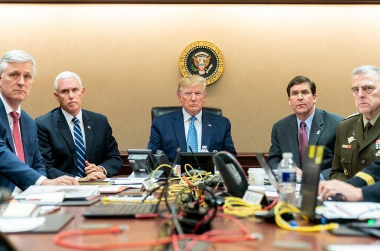 Ինչպես է Թրամփը հետևում ԻՊ առաջնորդի վերացման գործողությանը (ԼՈՒՍԱՆԿԱՐ)