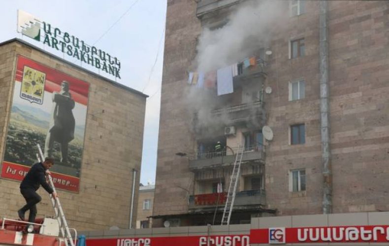 Հրդեհ Ստեփանակերտի շենքերից մեկում․ մահացել է քաղաքացի