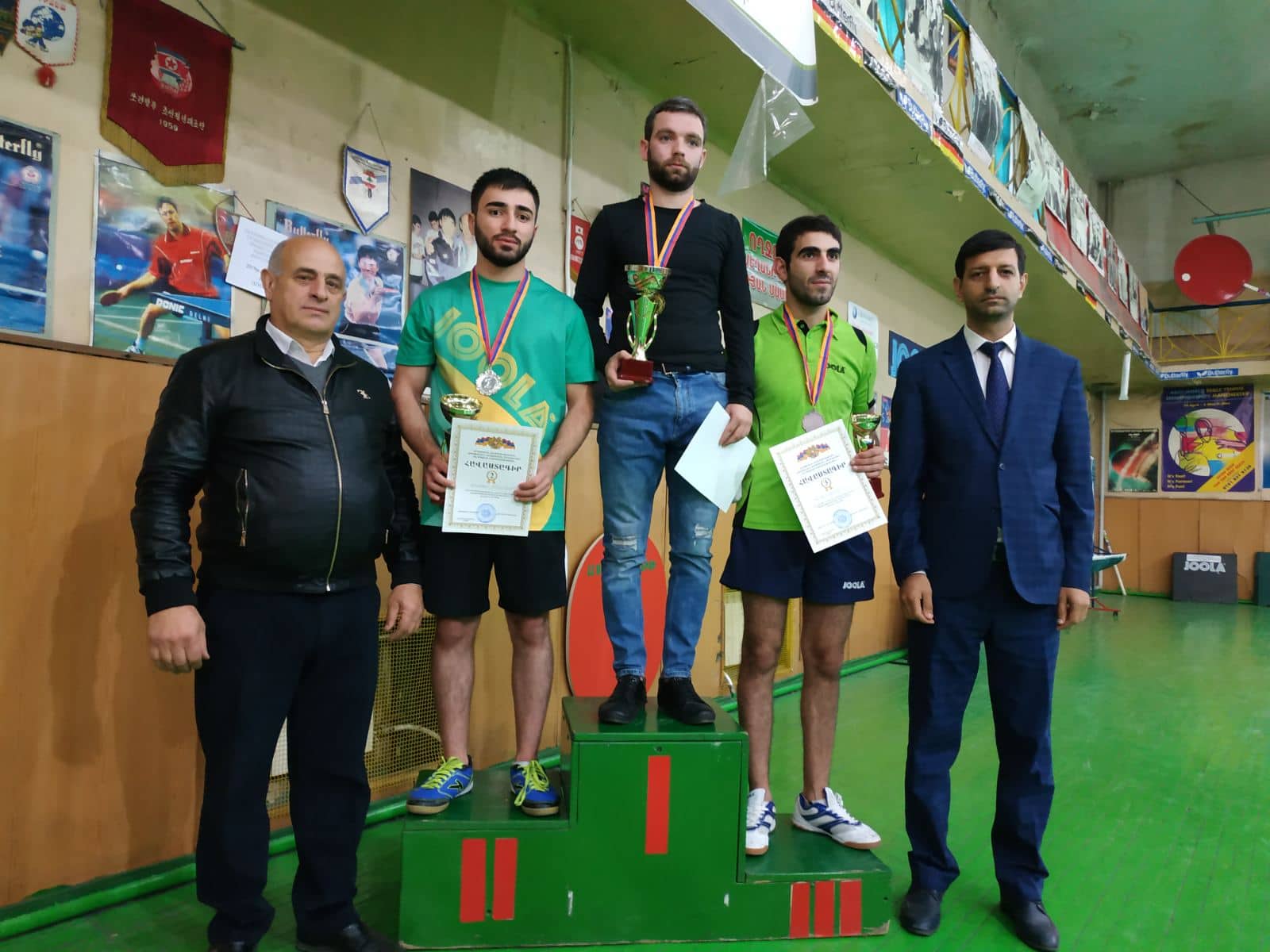 Հայտնի են ուսանողական մարզական խաղերի սեղանի թենիսի մրցումների հաղթողները