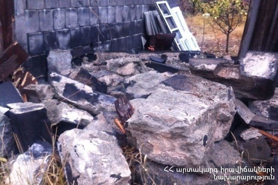 Փլուզում՝ Մայակովսկի փողոցի տներից մեկում (ՏԵՍԱՆՅՈւԹ)