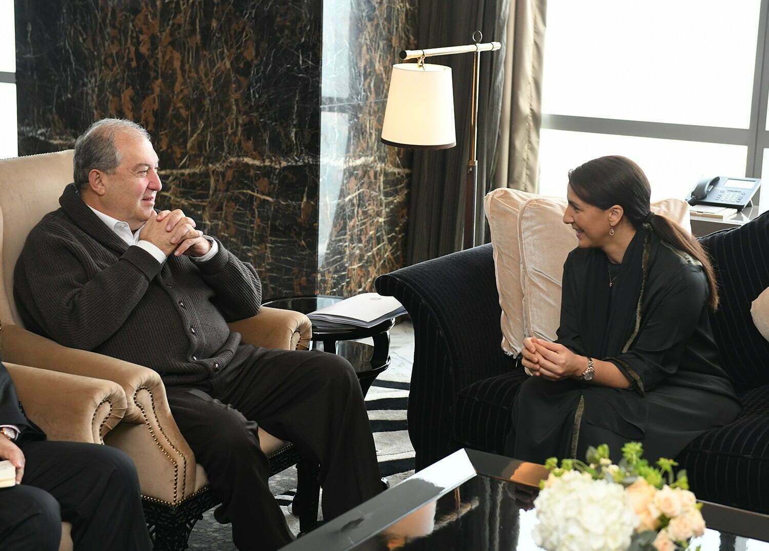 Նախագահ Սարգսյանը հանդիպել է ԱՄԷ սննդի անվտանգության պետնախարարի հետ