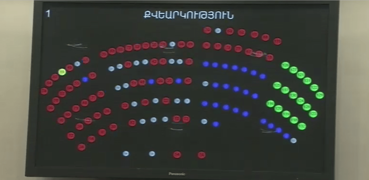 ԱԺ-ն չընդունեց Էրիկ Գրիգորյանի պաշտոնավարման հարցով ԼՀԿ-ի հարցապնդումը