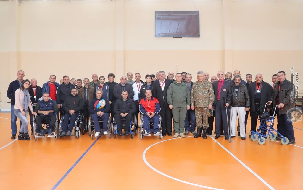 Մարզական միջոցառում՝ զինհաշմանդամների մասնակցությամբ