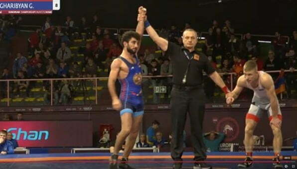 Գևորգ Ղարիբյանը տապալեց ադրբեջանցի ըմբիշին 8:0 հաշվով (ՏԵՍԱՆՅՈՒԹ)