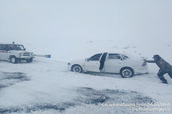 Ստացվել է 11 ահազանգ՝ արգելափակված ավտոմեքենաների վերաբերյալ․ ԱԻՆ