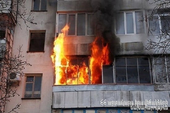 Հրդեհ Սայաթ-Նովա թաղամասում