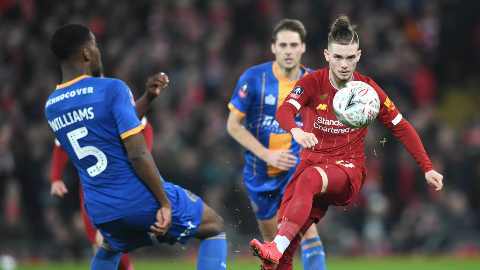 Լիվերպուլը Շրուսբեր Թաունին հաղթել է ակումբի պատմության ամենաերիտասարդ կազմով