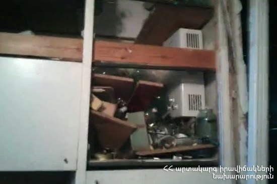 Կապանում գազի բալոն է պայթել (ՏԵՍԱՆՅՈւԹ)