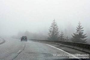 ՀՀ տարածքում ձյուն է տեղում, կան դժվարանցանելի ճանապարհներ