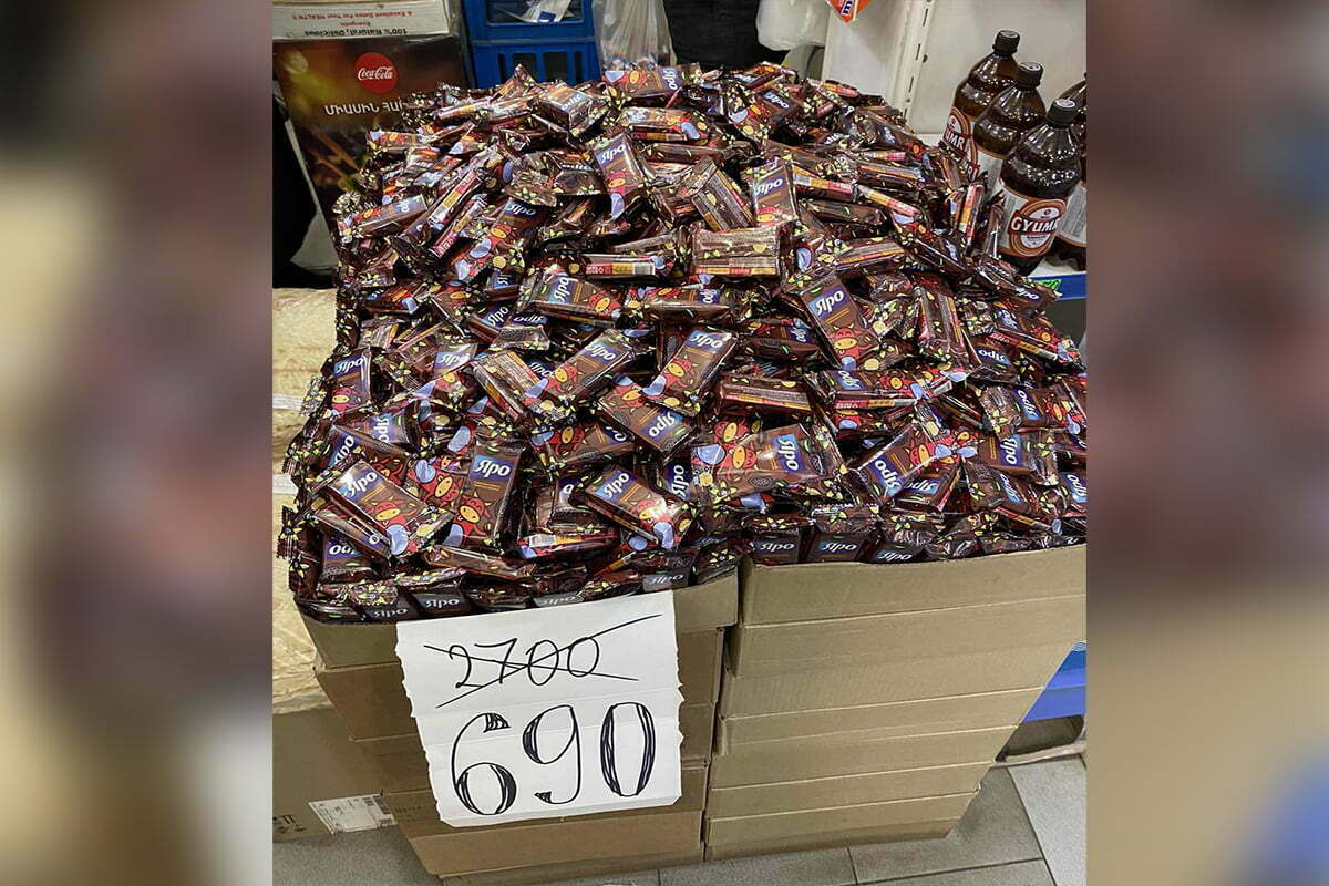 Գյումրու խանութներից մեկում վաճառվել են 2018թ․ արտադրության կոնֆետներ